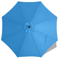 MASTERCANOPY 9 ft Replacement Canopy in sky blue front view