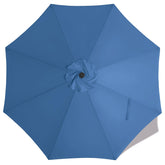 MASTERCANOPY 9ft Replacement Canopy in Dodger Blue front view