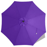 MASTERCANOPY 9ft Replacement Canopy purple front view