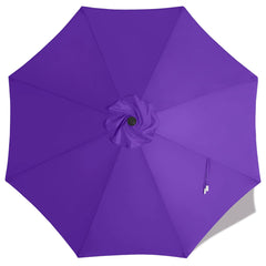 MASTERCANOPY 9ft Replacement Canopy purple front view