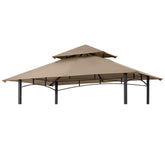 MASTERCANOPY replacement canopy top beige 8x5 for L-GG001PST-F grill gazebo