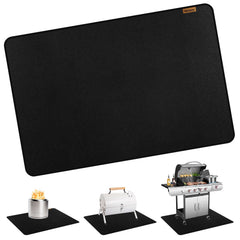 Matace 60x40 inch fireproof grill mat in black