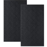 MATALL doormat front view, black colour, 29.5x17.5 inches