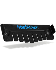 Matchwaves Grease Gate Blocker for Blackstone Griddle in black, front view