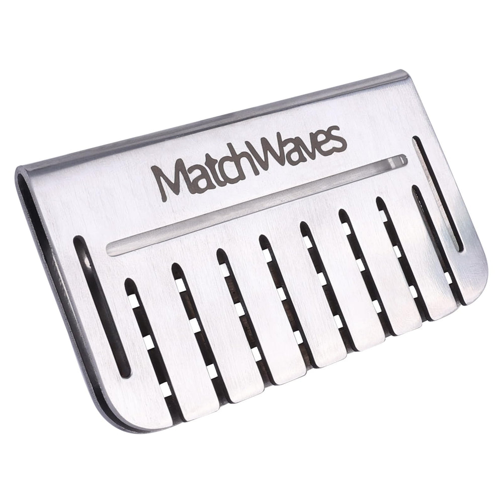 Matchwaves Grease Gate Blocker silver front view