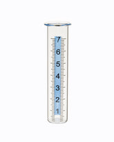 Mateda 7-inch rain gauge glass tube with clear design