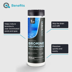 MAV AquaDoc Bromine Neutralizer 1lb granules close-up