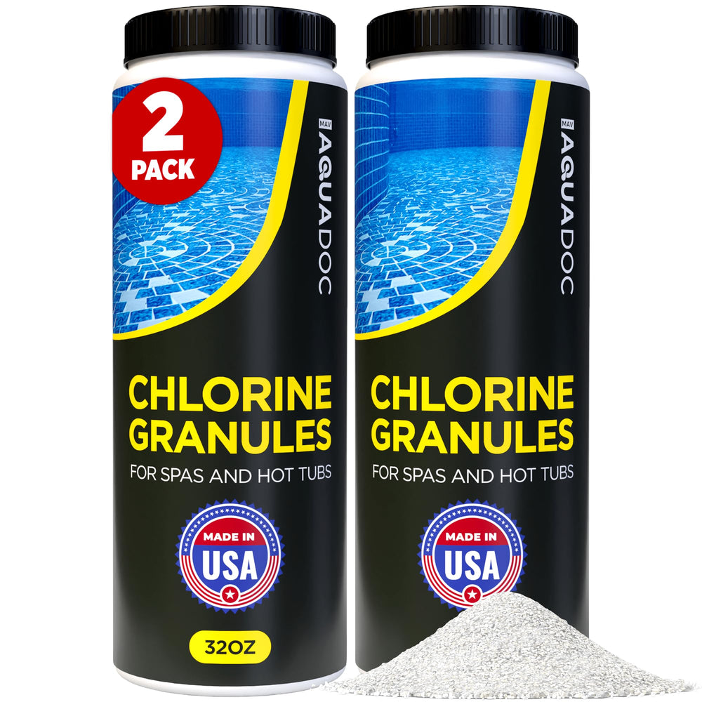 MAV AquaDoc Hot Tub Chlorine Granules 2lb pack front view