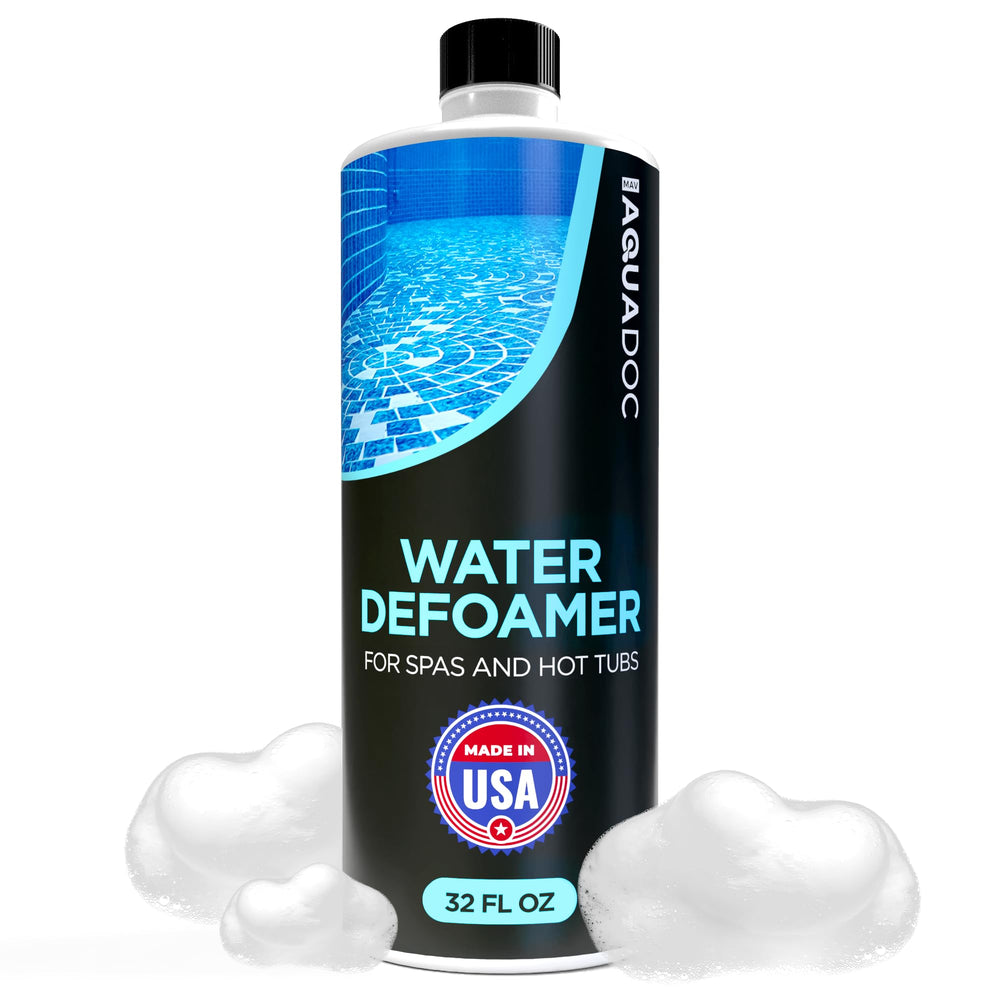 MAV AquaDoc Hot Tub Defoamer 32 oz bottle front view