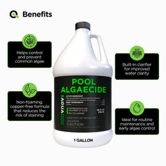 MAV AquaDoc Liquid Algaecide 128 oz label details