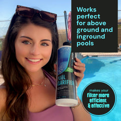 MAV AquaDoc pool clarifier bottle with label