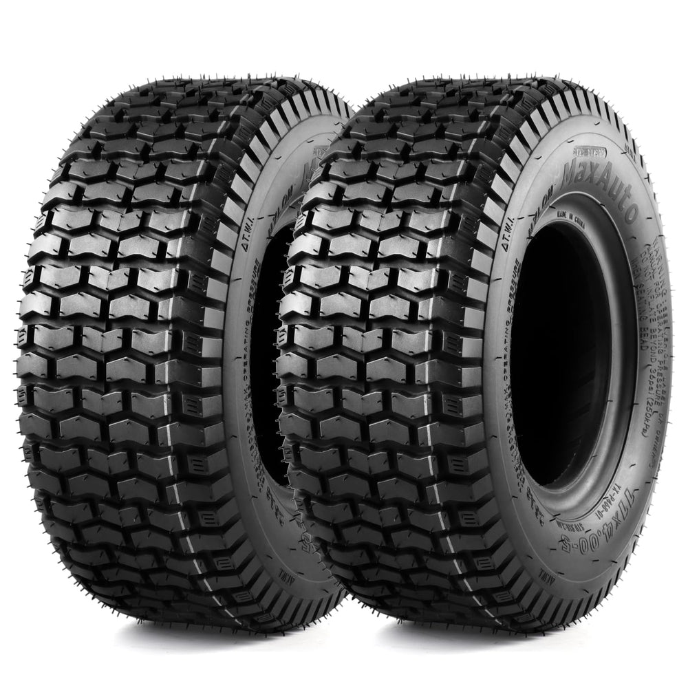 MaxAuto 11x4.00-5 turf tire front view