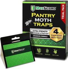 Maxguard Pantry Moth Trap front view with green design