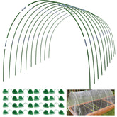 MAXPACE Greenhouse Hoops Kit including 50 hoops and connectors