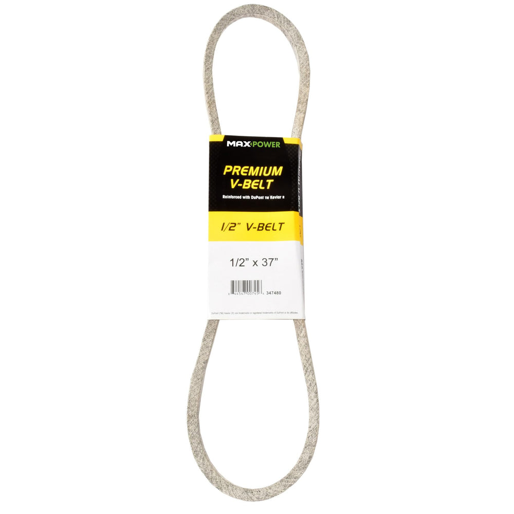 Maxpower 1/2" x 37" Kevlar V-Belt front view