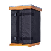 MayBee Winter Bee Hive Wrap front view showing material texture