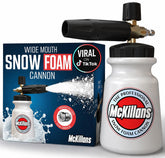 McKillans Foam Cannon front view with wide mouth design