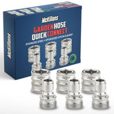 McKillans Garden Hose Quick Connect stainless steel fittings pack