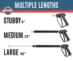 McKillans Pressure Washer Gun medium extension wand