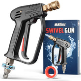 McKillans Short Pressure Washer Gun front view with swivel design