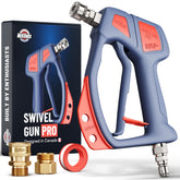 McKillans Swivel Gun Pro front view with stainless steel finish