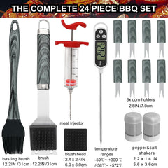 meat thermometer and injector from grilljoy BBQ tools