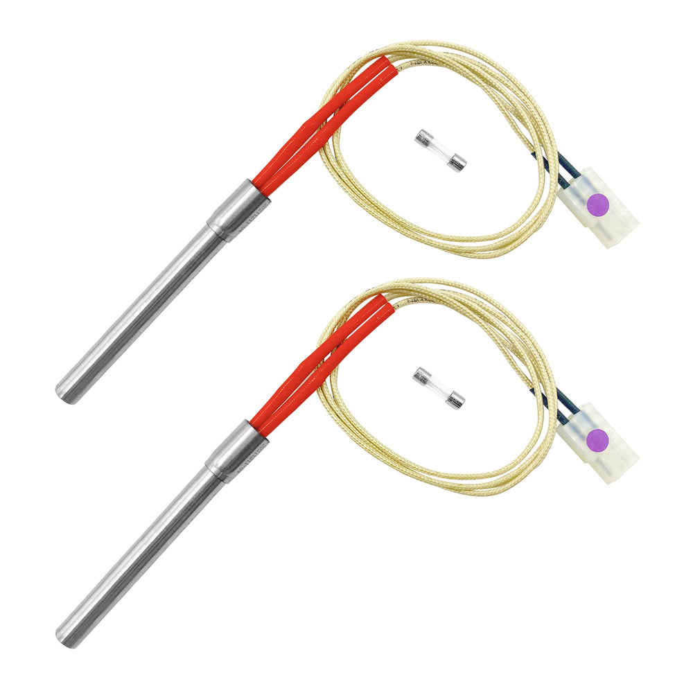 Meatender Hot Rod Igniter Replacement front view, 2-pack