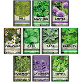 Meekear Herb Growing Kit featuring 10 seed packets