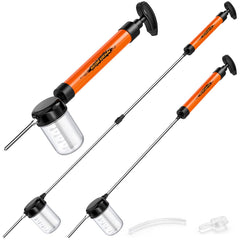 MEKASS Diatomaceous Earth Powder Duster front view with adjustable rod