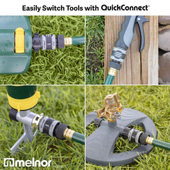 Melnor 5 piece connector set showing all included parts