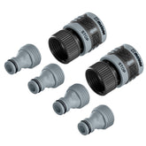 Melnor Quick Connect Starter Set 6 pcs in black, including adapters and end connectors