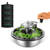 MELONFARM 13 Inch Bud Leaf Bowl Trimmer front view with stainless steel blades