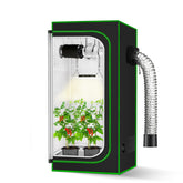 MELONFARM 2x2 Grow Tent 24"x24"x48" front view