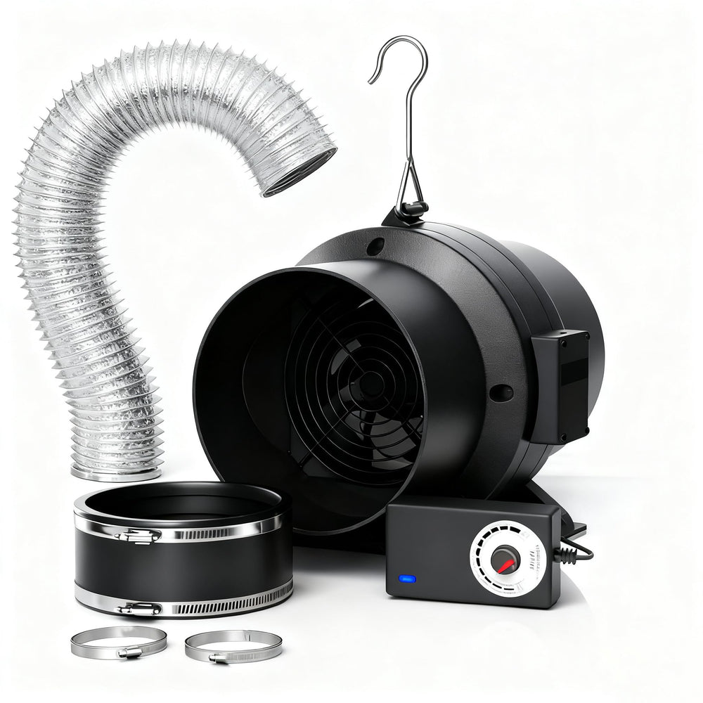 MELONFARM 6-inch Inline Duct Fan front view