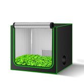 MELONFARM Small Grow Tent front view, 24"x16"x24", green