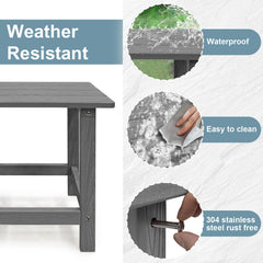 Meluvici Outdoor Side Table showing weather resistance feature