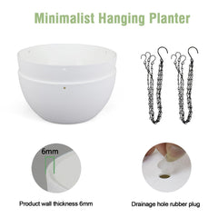Meowell 10 inch planter from a side angle