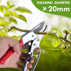 MEPEREZ Premium Pruning Shears close-up of blades