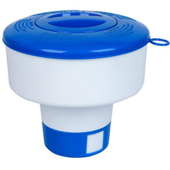 Merkia Pool Chlorine Floater, blue model, top view