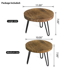 Metal legs of OBTAIN plant stand providing sturdy support