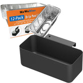 MeWeBlue Grease Catcher for Blackstone Griddle, front view
