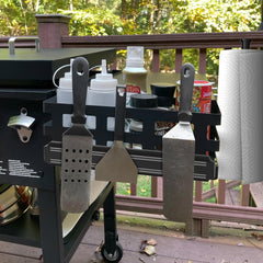 MeWeBlue Griddle Caddy with magnetic tool holder