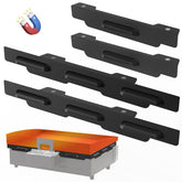 MeWeBlue Wind Guards for Blackstone 22 Inch Griddle, black stainless steel