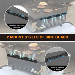 MeWeBlue Wind Guards stainless steel construction detail