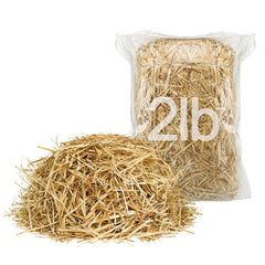 MEWTOGO 2lb Natural Wheat Straw bedding from the front