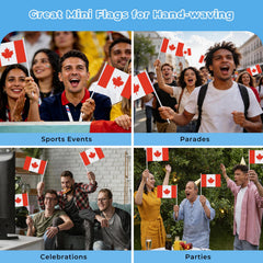 mflagperft Canada flag setup for a parade