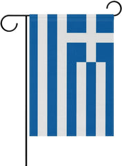 mflagperft Greece Garden Flag front view showing vibrant colours