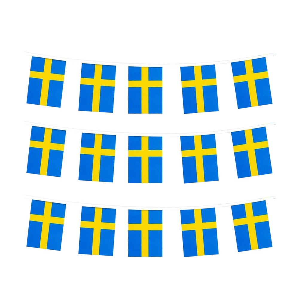 mflagperft Sweden Mini String Flags pack front view
