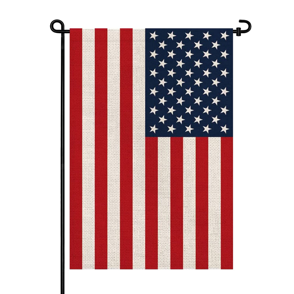 mflagperft USA Garden Flag front view, 12x18 inches