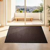 Mibao Heavy Duty Doormat front view in mocha brown